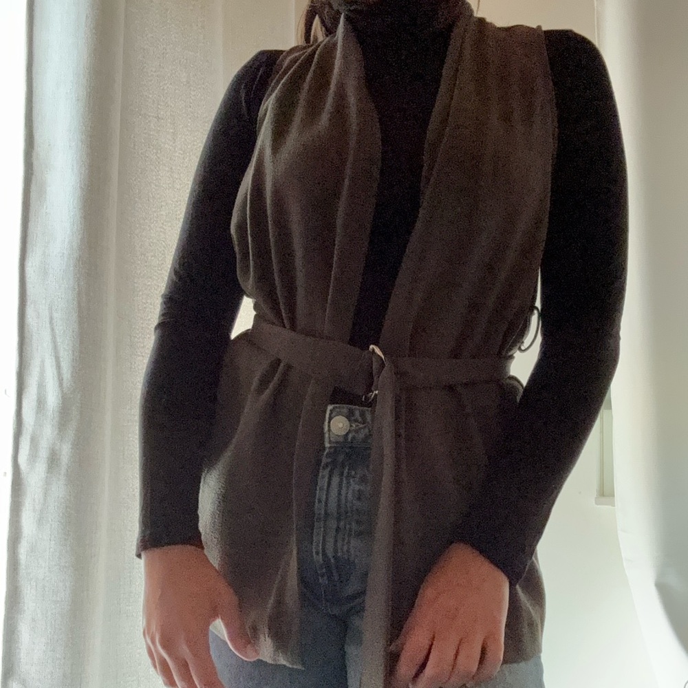 Dynamite Olive Sleeveless Vest